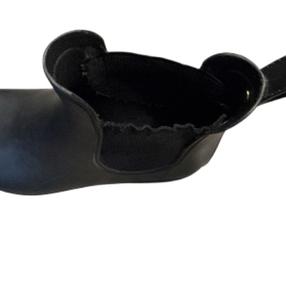 Sam Edelman Black Rubber Chelsea Rain‎ Boots Size 7 Waterproof Pull-On - Picture 11 of 12
